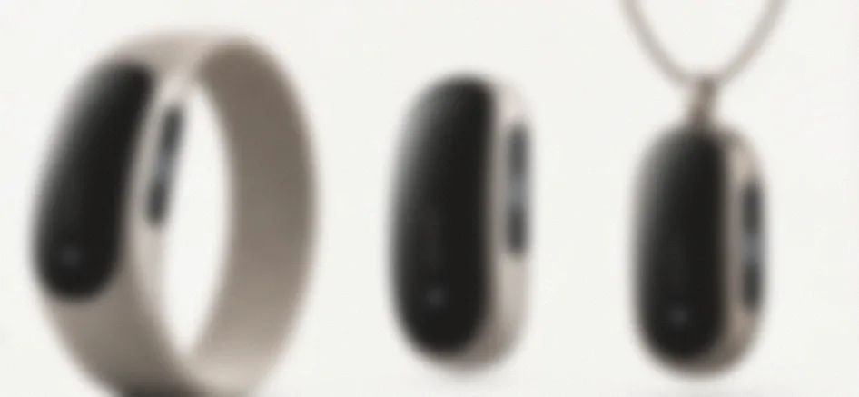 Three ways to wear it, frosted: on the band, the core on its own, and in the locket